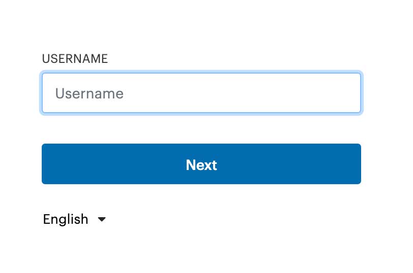 vdr login screenshot
